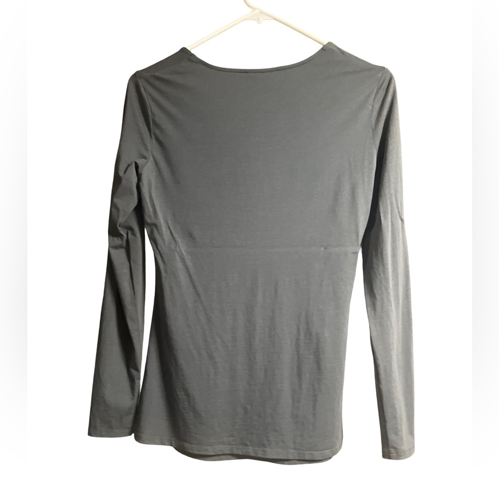 Milk nursingwear Nursing Top Charcoal Long Sleeve Size CS - Picture 4 of 7